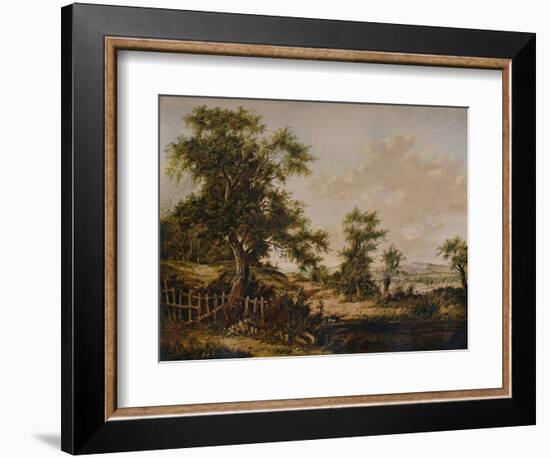 Landscape, with Pool and Tree in foreground, 1828-Patrick Nasmyth-Framed Giclee Print