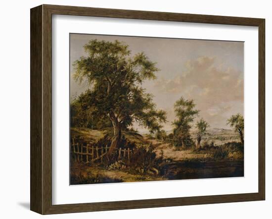 Landscape, with Pool and Tree in foreground, 1828-Patrick Nasmyth-Framed Giclee Print