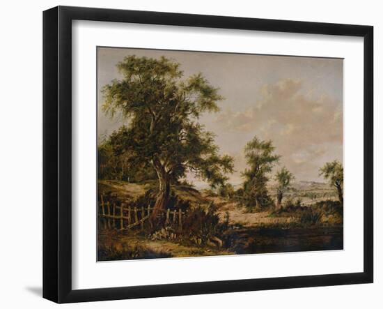 Landscape, with Pool and Tree in foreground, 1828-Patrick Nasmyth-Framed Giclee Print