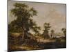 Landscape, with Pool and Tree in foreground, 1828-Patrick Nasmyth-Mounted Giclee Print