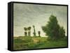 Landscape with Poplars, 1875-Paul Gauguin-Framed Stretched Canvas