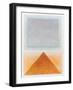 Landscape with Pyramid-Mike Schick-Framed Art Print