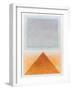 Landscape with Pyramid-Mike Schick-Framed Art Print