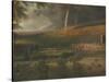 Landscape with Rainbow, Henley-On-Thames-Jan Siberechts-Stretched Canvas