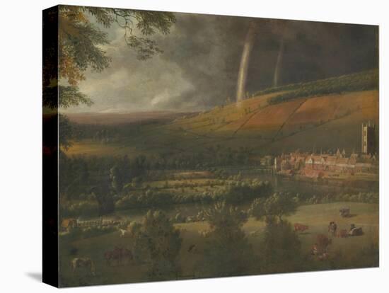 Landscape with Rainbow, Henley-On-Thames-Jan Siberechts-Stretched Canvas