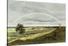 Landscape with Rainbow-Caspar David Friedrich-Stretched Canvas