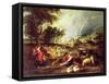 Landscape with Rainbow-Peter Paul Rubens-Framed Stretched Canvas