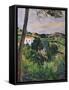 Landscape with Red Roof or the Pine at the Estaque, 1875-76-Paul C?zanne-Framed Stretched Canvas