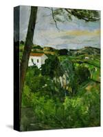 Landscape with Red Rooftops, Also Called Pine-Tree at L'Estaque, 1876-Paul Cézanne-Stretched Canvas