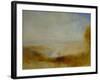 Landscape with river and a bay in the far background-Joseph Mallord William Turner-Framed Giclee Print