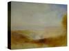 Landscape with river and a bay in the far background-Joseph Mallord William Turner-Stretched Canvas