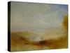 Landscape with river and a bay in the far background-Joseph Mallord William Turner-Stretched Canvas