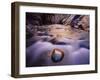 Landscape with river in canyon, Zion National Park, Utah, USA-Panoramic Images-Framed Photographic Print