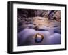 Landscape with river in canyon, Zion National Park, Utah, USA-Panoramic Images-Framed Photographic Print