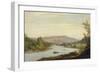 Landscape with River (Scene in Northern New York), 1849-Sanford Robinson Gifford-Framed Giclee Print