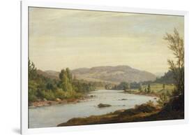 Landscape with River (Scene in Northern New York), 1849-Sanford Robinson Gifford-Framed Giclee Print