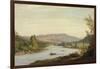 Landscape with River (Scene in Northern New York), 1849-Sanford Robinson Gifford-Framed Giclee Print