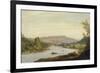 Landscape with River (Scene in Northern New York), 1849-Sanford Robinson Gifford-Framed Premium Giclee Print