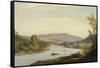 Landscape with River (Scene in Northern New York), 1849-Sanford Robinson Gifford-Framed Stretched Canvas