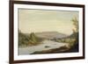 Landscape with River (Scene in Northern New York), 1849-Sanford Robinson Gifford-Framed Giclee Print