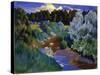 Landscape with River-Arkadi Rylow-Stretched Canvas