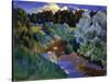 Landscape with River-Arkadi Rylow-Stretched Canvas