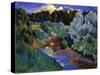 Landscape with River-Arkadi Rylow-Stretched Canvas