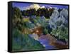 Landscape with River-Arkadi Rylow-Framed Stretched Canvas