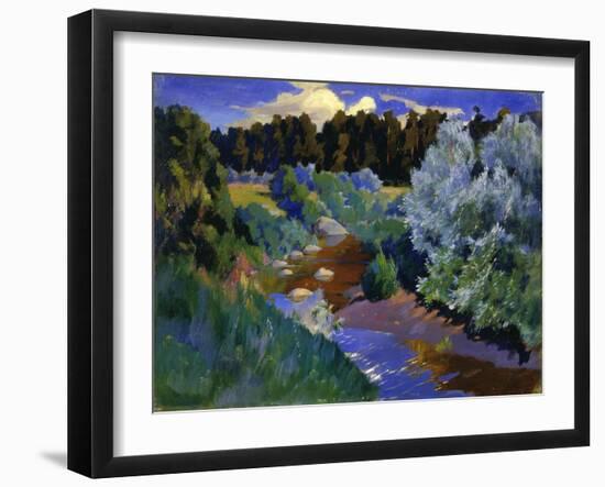 Landscape with River-Arkadi Rylow-Framed Giclee Print