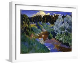 Landscape with River-Arkadi Rylow-Framed Giclee Print