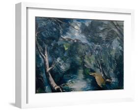 Landscape with River-Maurice de Vlaminck-Framed Giclee Print