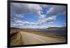 Landscape with Road, Lake and Clouds,Scotland, United Kingdom-Stefano Amantini-Framed Photographic Print