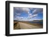 Landscape with Road, Lake and Clouds,Scotland, United Kingdom-Stefano Amantini-Framed Photographic Print
