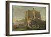 Landscape with Rock and Fortress, C.1640-50-Domenico Gargiulo-Framed Giclee Print