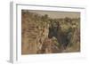 'Landscape with Rocks', 18th-19th century, (1935)-John Glover-Framed Giclee Print