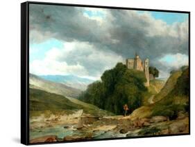 Landscape With Ruined Castle, 1864-Frederick Richard Lee-Framed Stretched Canvas