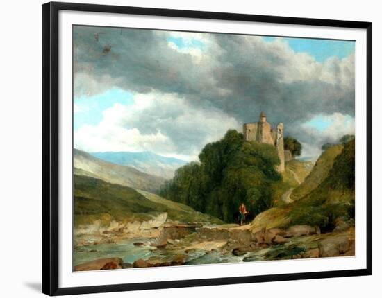 Landscape With Ruined Castle, 1864-Frederick Richard Lee-Framed Premium Giclee Print