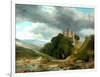 Landscape With Ruined Castle, 1864-Frederick Richard Lee-Framed Giclee Print