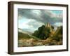 Landscape With Ruined Castle, 1864-Frederick Richard Lee-Framed Giclee Print