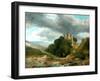 Landscape With Ruined Castle, 1864-Frederick Richard Lee-Framed Giclee Print