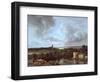 Landscape with Ruined Castle and Church, c.1665-70-Jacob Isaaksz. Or Isaacksz. Van Ruisdael-Framed Giclee Print