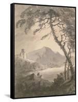 Landscape with Ruined Castle-Rev. William Gilpin-Framed Stretched Canvas