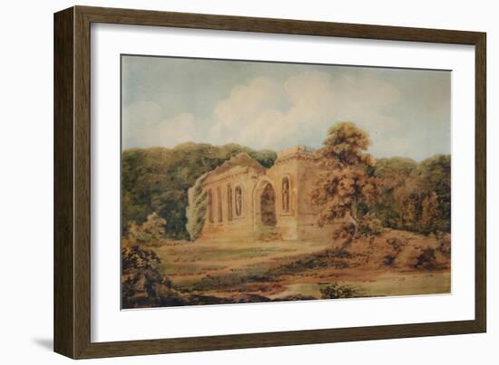 'Landscape with Ruins', 18th century, (1935)-Thomas Girtin-Framed Giclee Print