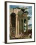 Landscape with Ruins and a Shepherd-Jean Lemaire-Framed Giclee Print