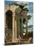 Landscape with Ruins and a Shepherd-Jean Lemaire-Mounted Giclee Print