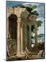 Landscape with Ruins and a Shepherd-Jean Lemaire-Mounted Giclee Print