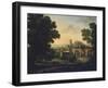 Landscape with Ruins and Wayfarers, 1812-Rosa Mezzera-Framed Giclee Print