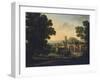 Landscape with Ruins and Wayfarers, 1812-Rosa Mezzera-Framed Giclee Print