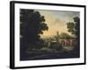 Landscape with Ruins and Wayfarers, 1812-Rosa Mezzera-Framed Giclee Print