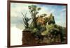 Landscape with Ruins, c.1782-5-Pierre Henri de Valenciennes-Framed Giclee Print